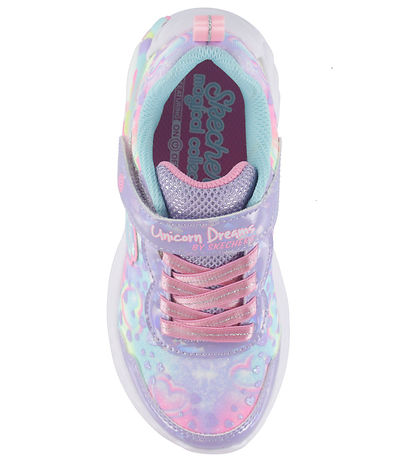 Skechers Blinkesko - Unicorn Dreams - Lilla