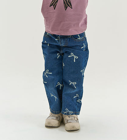 The New Siblings Jeans - TnstVinaya - Medium Blue Denim AOP
