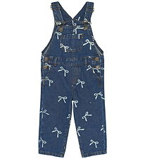 The New Siblings Smækbukser - TnstVinaya - Medium Blue Denim AOP
