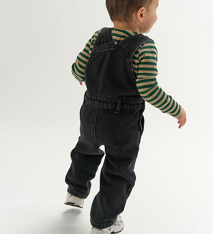 The New Siblings Smækbukser - TnstValu - Black Denim Wash