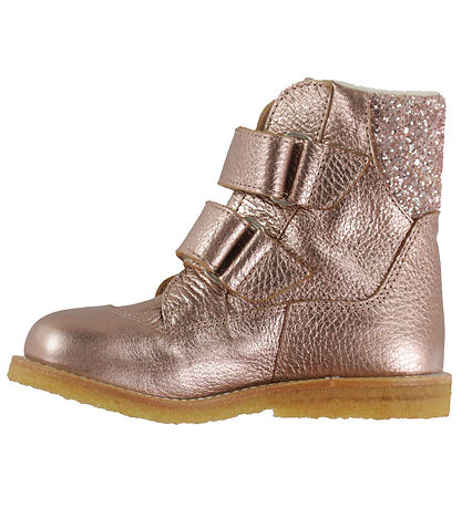Angulus Vinterstøvler - Tex - Rose Copper/Rose Glitter