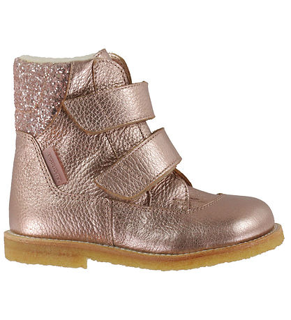 Angulus Vinterstøvler - Tex - Rose Copper/Rose Glitter