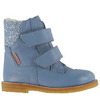 Angulus Vinterstøvler - Tex - Blue Daisy/Blue Ice Glitter