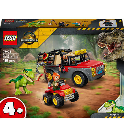 LEGO® Jurassic World - Ung T. rex-transportvogn 77978 - 115 Dele