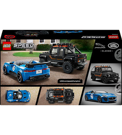 LEGO® Speed Champions - Jaguar Project 7 og Land Rover Defender 