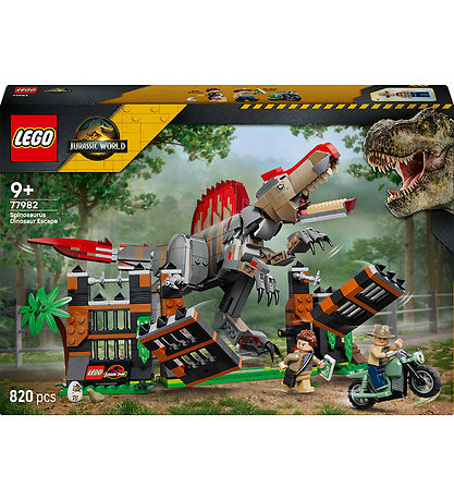 LEGO® Jurassic World - Spinosaurus-dinosaurflugt 77982 - 820 Del
