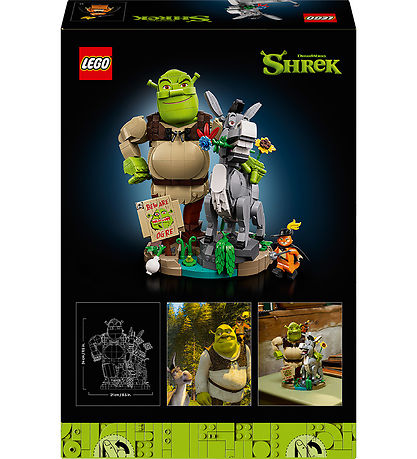 LEGO® Shrek - Shrek, Æsel og Den bestøvlede kat 72423 - 1403 Del