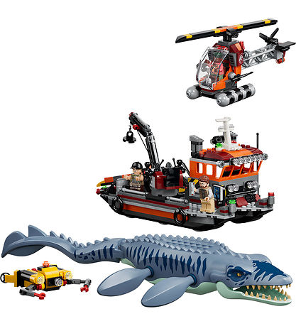 LEGO® Jurassic World - Mosasaurus-dinosaurens bådangreb 77983 - 