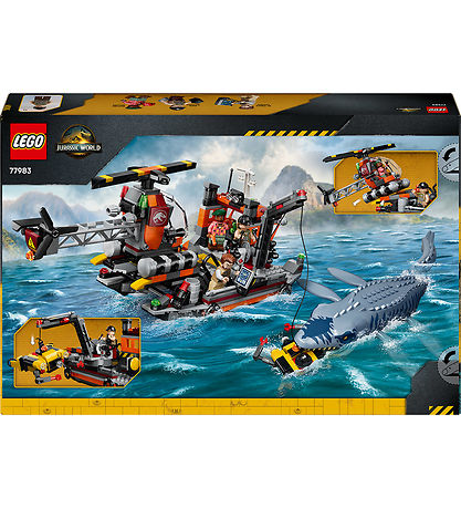 LEGO® Jurassic World - Mosasaurus-dinosaurens bådangreb 77983 - 
