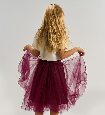 The New Nederdel - Mesh - TNPeaven - Burgundy