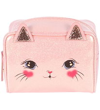 Konges Sløjd Taske - Kat - 18 cm - Cerise Glitter Pink
