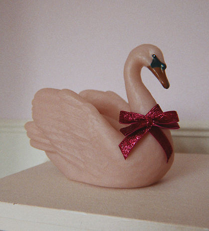 Konges Sløjd Lampe - 24 cm - Svane - Pink