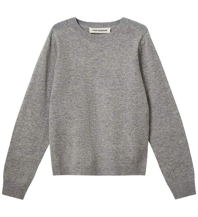 Sofie Schnoor Bluse - Strik - Deliasy - Grey Melange
