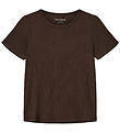 Sofie Schnoor T-shirt - Rib - Nataliasy - Brown Fudge