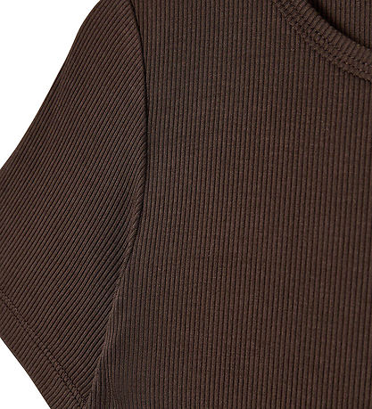 Sofie Schnoor T-shirt - Rib - Nataliasy - Brown Fudge