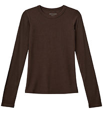 Sofie Schnoor Bluse - Rib - Petriciasy - Brown Fudge