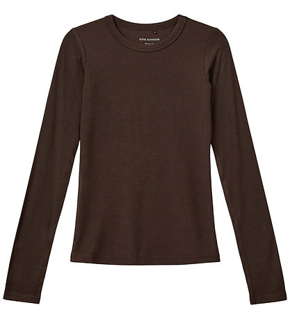 Sofie Schnoor Bluse - Rib - Petriciasy - Brown Fudge