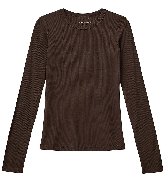 Sofie Schnoor Bluse - Rib - Petriciasy - Brown Fudge