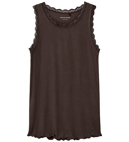 Sofie Schnoor Top - Rib/Blonder - Astridsy - Brown Fudge