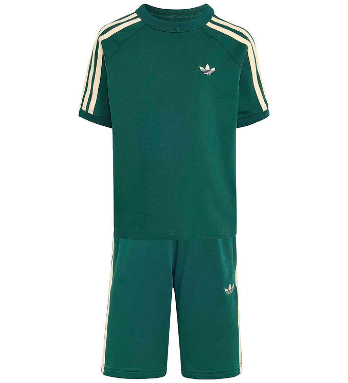 adidas Originals Sæt - T-shirt/Sweatshorts - 3S - Collegiate Gre