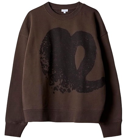 Lala Berlin Sweatshirt  - Brown Black Heart