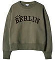 Lala Berlin Sweatshirt - Moss Flock Logo
