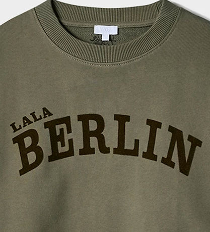 Lala Berlin Sweatshirt - Moss Flock Logo