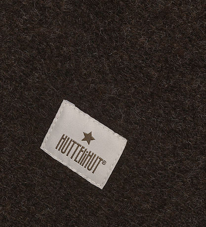 Huttelihut Elefanthue - Dark Brown Melange m. Ører