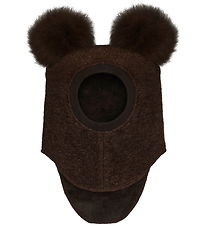 Huttelihut Elefanthue - Dark Brown Melange