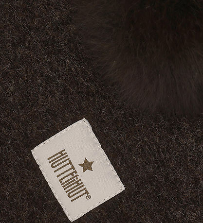 Huttelihut Elefanthue - Dark Brown Melange