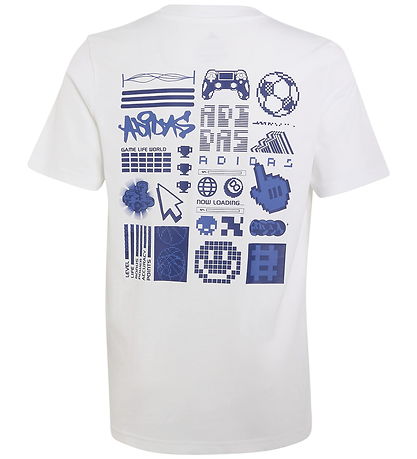 adidas Performance T-shirt - J Game 2 - White