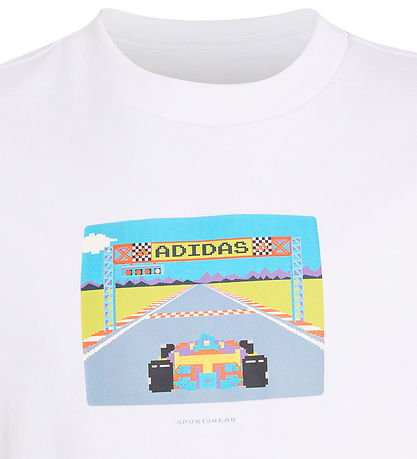 adidas Performance T-shirt - J Game - White