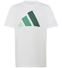 adidas Performance T-shirt - J BL - White/Clemin/Cougrn