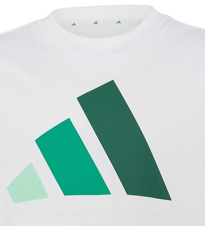 adidas Performance T-shirt - J BL - White/Clemin/Cougrn