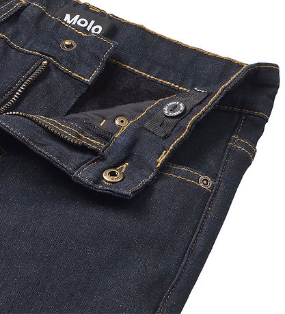 Molo Jeans m. Fleece - Andy Warm - Washed indigo