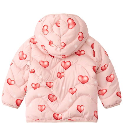 Molo Dynejakke - Harmony - Airbrush Hearts