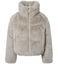 Molo Jakke - Imiteret Pels - Havi - Dappled Grey