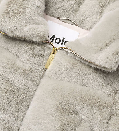 Molo Jakke - Imiteret Pels - Havi - Dappled Grey