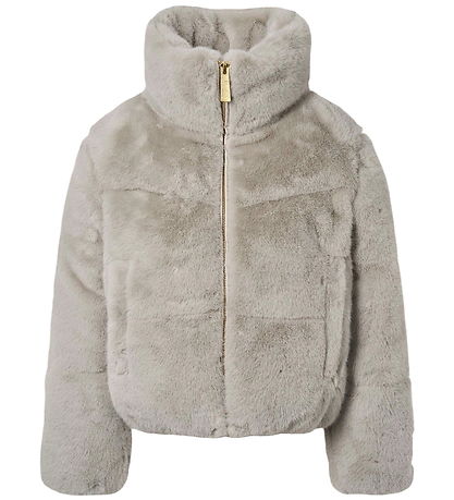 Molo Jakke - Imiteret Pels - Havi - Dappled Grey