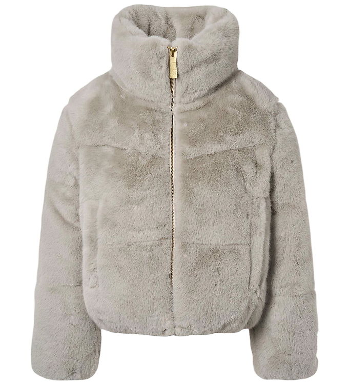 Molo Dynejakke - Imiteret Pels - Havi - Dappled Grey