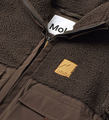 Molo Fleecejakke - Utha - Bark Brown
