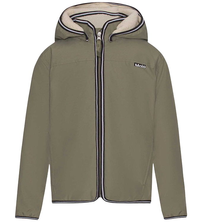 Molo Regnjakke m. Vattering - Winner - Dusty Green