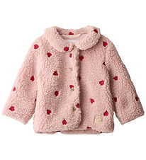 Molo Fleecejakke - Ursula - Red Hearts Soft