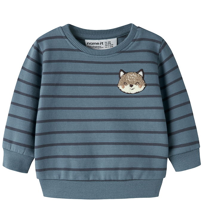 Name It Sweatshirt - NbmNaddel - Blue Mirage