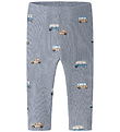 Name It Leggings - NbmOttoman - Rib - Tradewinds