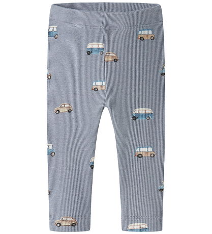 Name It Leggings - NbmOttoman - Rib - Tradewinds