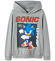 Name It Hættetrøje - NkmAlfe - Sonic - Grey Melange