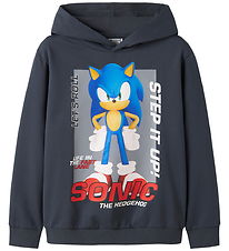 Name It Hættetrøje - NkmAlfe - Sonic - Ombre Blue