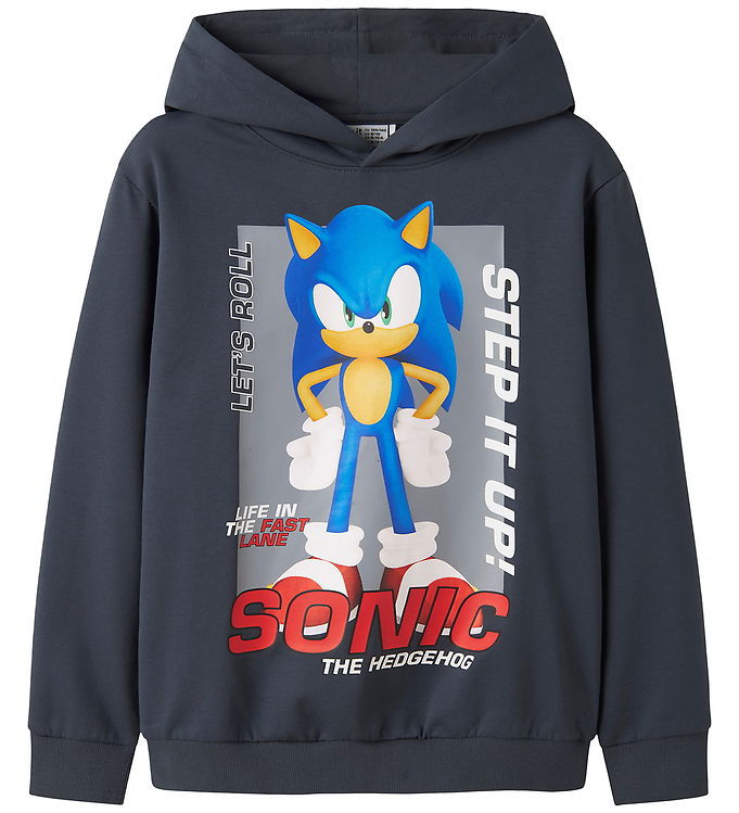 Name It Hættetrøje - NkmAlfe - Sonic - Ombre Blue