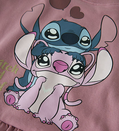 Name It Kjole - NmfAnsa - Stitch - Lilas